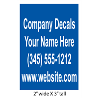 Decals 2x3